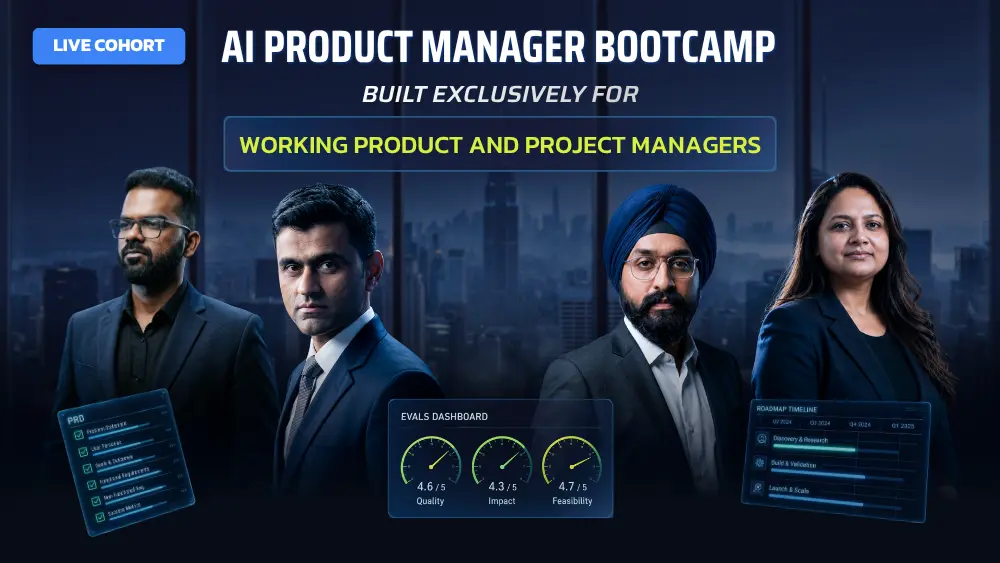 AI Product Manager Bootcamp by Codebasics, built exclusively for working product and project managers.